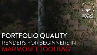 LIGHTING AND RENDERING for Portfolios in Marmoset Toolbag 3 with Substance painter [upl. by Rosse]