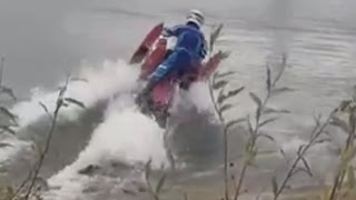 Snowmobile Water Skipping Fail Compilation [upl. by Voltmer771]