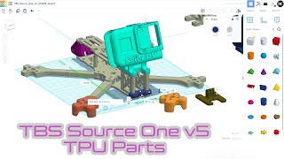 TBS Source One v5 3D parts [upl. by Eiramana]