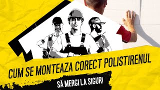 Cum se monteaza corect polistirenul expandat  Ghid montaj termosistem [upl. by Ilah856]