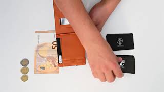 TRAVANDO Slim Wallet quotLONDONquot [upl. by Nnaylloh]