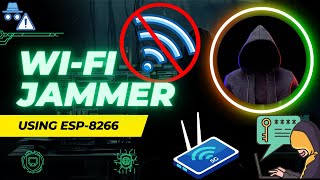 WiFi Jammer using ESP8266  Deauther  Hindi [upl. by Derwood]