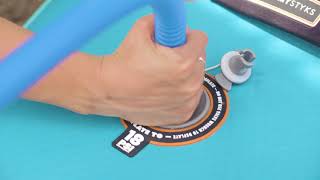 How to inflate and deflate your inflatable Stand Up Paddle Board iSUP [upl. by Yeslehc]