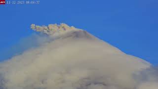 Dec 11 2023 Minor eruption at Mayon Volcano Philiippines [upl. by Aehsal536]