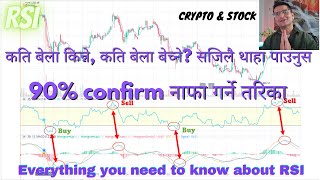 Part5 Trading Analysis using RSI सहि प्रयोग गरे नाफाको सम्भावना ९० भन्दा बढी हुन्छ घाटा हुदैन [upl. by Jarrell]