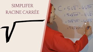 COMMENT SIMPLIFIER UNE RACINE CARREE [upl. by Eizle61]