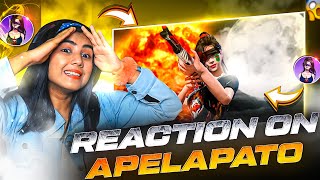 PN KIARA REACTION ON ApelapatoGo  BEST PC PLAYER IN BRAZIL SERVER  GARENA FREE FIRE [upl. by Ellehsar]