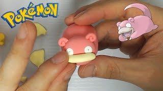 Sculpting Slowpoke cute WaterPsychic Pokémon in clay [upl. by Keldon]