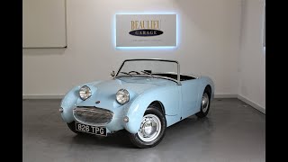 1960 Austin Healey quotFrogeyequot Sprite for sale Walkaround and start up [upl. by Sibell]