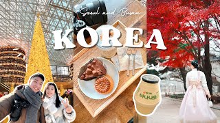 Korea Winter Trip 🇰🇷  7 days in Seoul amp Busan exploring hidden gems cafés ☕🎄 vlog [upl. by Etrem]