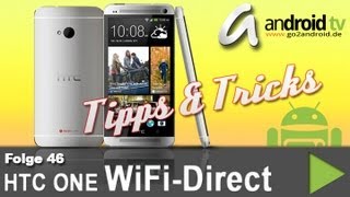 GER HTC One WiFi direct  Tipps amp Tricks 46 [upl. by Yalhsa]