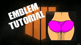 Call of Duty Black Ops 4 Anime Panties Emblem tutorial [upl. by Dumond520]