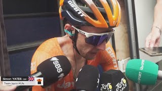 SIMON YATES INTERVIEW AT THE FINISH  STAGE 19 TOUR OF FRANCIA 2024 [upl. by Ehrlich125]