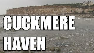 Cuckmere Haven in East Sussex  English shore fishing mark South Coast England Britain UK [upl. by Karlyn]