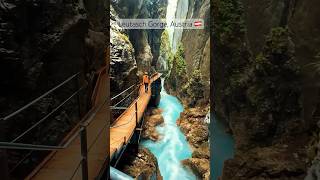 Leutasch Gorge Austria 🇦🇹  travel nature trending austria shorts [upl. by Lak883]