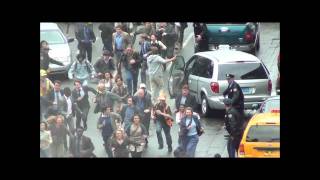 World War Z  Crash scene stunt [upl. by Inek]