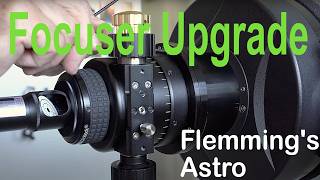 Installing and aligning a Diamond Steeltrack focuser upgrade on an 8quot RC telescope [upl. by Derrick326]