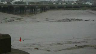 Tidal Bore  River Usk r [upl. by Magen942]