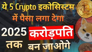 5 Crypto Ecosystem में पैसा लगा देना 2025 तक करोड़पति बन जाओगे  Best Crypto to Invest in 2025 [upl. by Oneida]