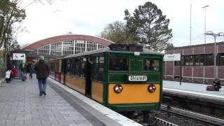 U Bahn Hamburg T  TU Wagen Zug Ausfahrt Volksdorf [upl. by Sklar]