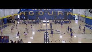 Agoura High School vs Westlake Girls Freshman Volleyball [upl. by Aldercy]