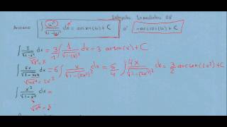 Integrales indefinidas 08 arcoseno arcocoseno [upl. by Iren653]