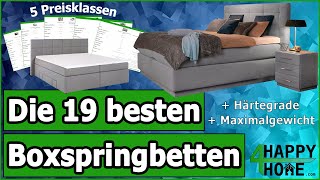 Boxspringbett kaufen 2020 ➡️ Die 19 besten Boxspringbetten im Vergleich 5 Preisklassen [upl. by Peterus]