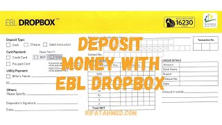 How to fill up EBL Dropbox formenvelope amp deposit funds to any Eastern Bank AccountCard  Bangla [upl. by Hube]