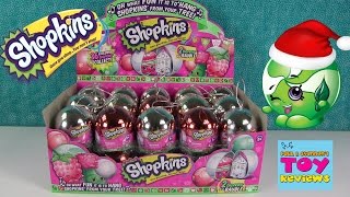 Exclusive Metallic Shopkins Christmas Baubles Ornaments Full Box  PSToyReviews [upl. by Alahsal]