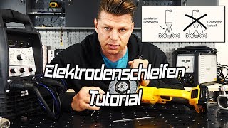 Wolframelektrodenschleifen Tutorial für Anfänger [upl. by Hpeseoj566]