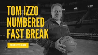 Tom Izzo numbered fast break  transition offense complete guide [upl. by Lakym]