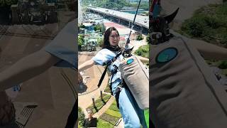 48Bungee 🥱😳😲Jumping With Rope In Beautiful Place Adventures shorts [upl. by Opportina32]