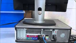 How To Connect A Monitor To A Computer With A VGA CableDesktop Computer Basics [upl. by Itisahc]