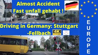 Driving in Germany Stuttgart  Fellbach  4K  Driving in Europe [upl. by Naget]