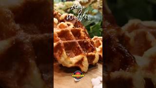 MUST TRY Belgian Liège Waffles  EASY Recipe shorts waffle recipe recipes dessert sweet [upl. by Gerdy]