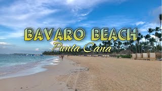 4K Bavaro Beach Punta Cana  Evening Walking Tour with Captions  Dominican Republic [upl. by Eikkin814]