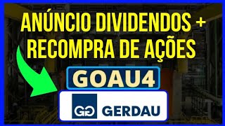 GOAU4 GERDAU RESULTADOS SÓLIDOS PORÉM CAPEX ELEVADO dividendos gerdau bolsadevalores goau4 [upl. by Ednarb]