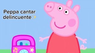 Peppa Cantando Delincuente Tokischa Anuel AA Ñengo Flow [upl. by Ardnassela]