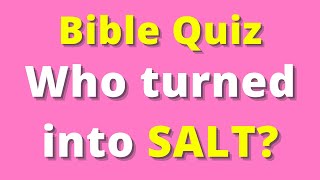 Sodom and Gomorrah Bible Quiz  BIBLE QUIZ [upl. by Afinom]