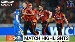 MI vs SRH 8th Match IPL 2024 Highlights  IPL Highlights 2024  Cricket ipl 2024 highlights today [upl. by Josh567]