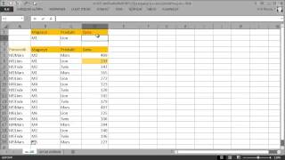 excel103  WYSZUKAJPIONOWO  kilka kryteriów wartości z kolumną pomocniczą [upl. by Krenek797]