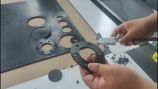 3mm Gasket Cutting CNC Knife Cutting Machine [upl. by Duomham203]