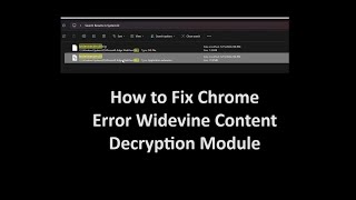 How to Fix Chrome Error Widevine Content Decryption Module [upl. by Alian]