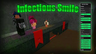 ROBLOX Infectious Smile Teleport Farm Coins God mode AntiInfect SCRIPT [upl. by Tnecnev9]