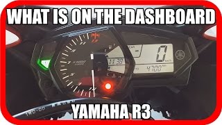 Yamaha R3  Features of the Dashboard [upl. by Notsyrb]