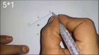 51 dots rangoli51 చుక్కల ముగ్గులుdussehra rangoli [upl. by Attesor]