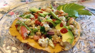 CEVICHE DE CAMARÓN  DELICIOSA RECETA [upl. by Hanae116]