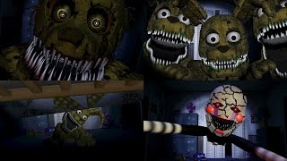 FNaF Custom Jumpscares COMPILATION  FNAF 4  WayTwo [upl. by Kuhlman]