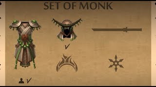 Shadow Fight 2  ASCENSION  Collect SET OF MONK 「Android Gameplay」 [upl. by Enra]