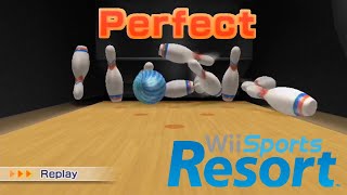 Perfect in all bowling modesWii Sports Resort [upl. by Nosiddam904]